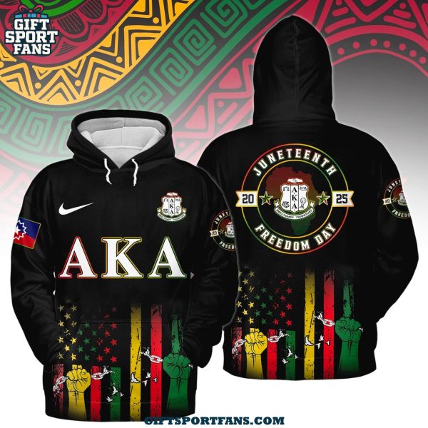AKA Juneteenth 2025 Freedom Day Hoodie