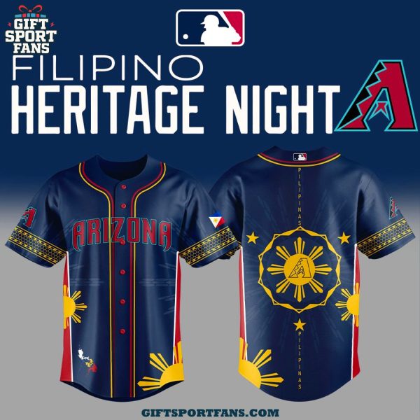 Arizona Diamondbacks Filipino Heritage Night 2025 New Jersey Cap