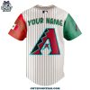 Arizona Diamondbacks Mexican Heritage Night 2025 Custom Jersey Cap 3