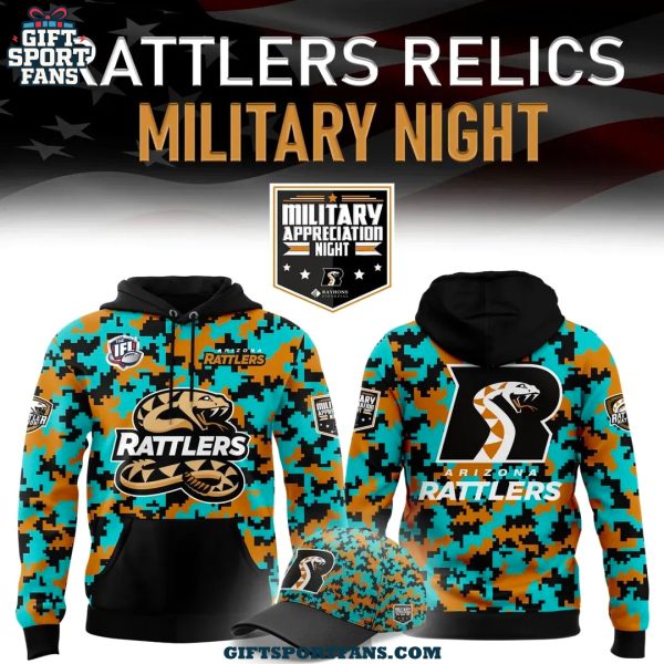 Arizona Rattlers Military Night 2025 Hoodie
