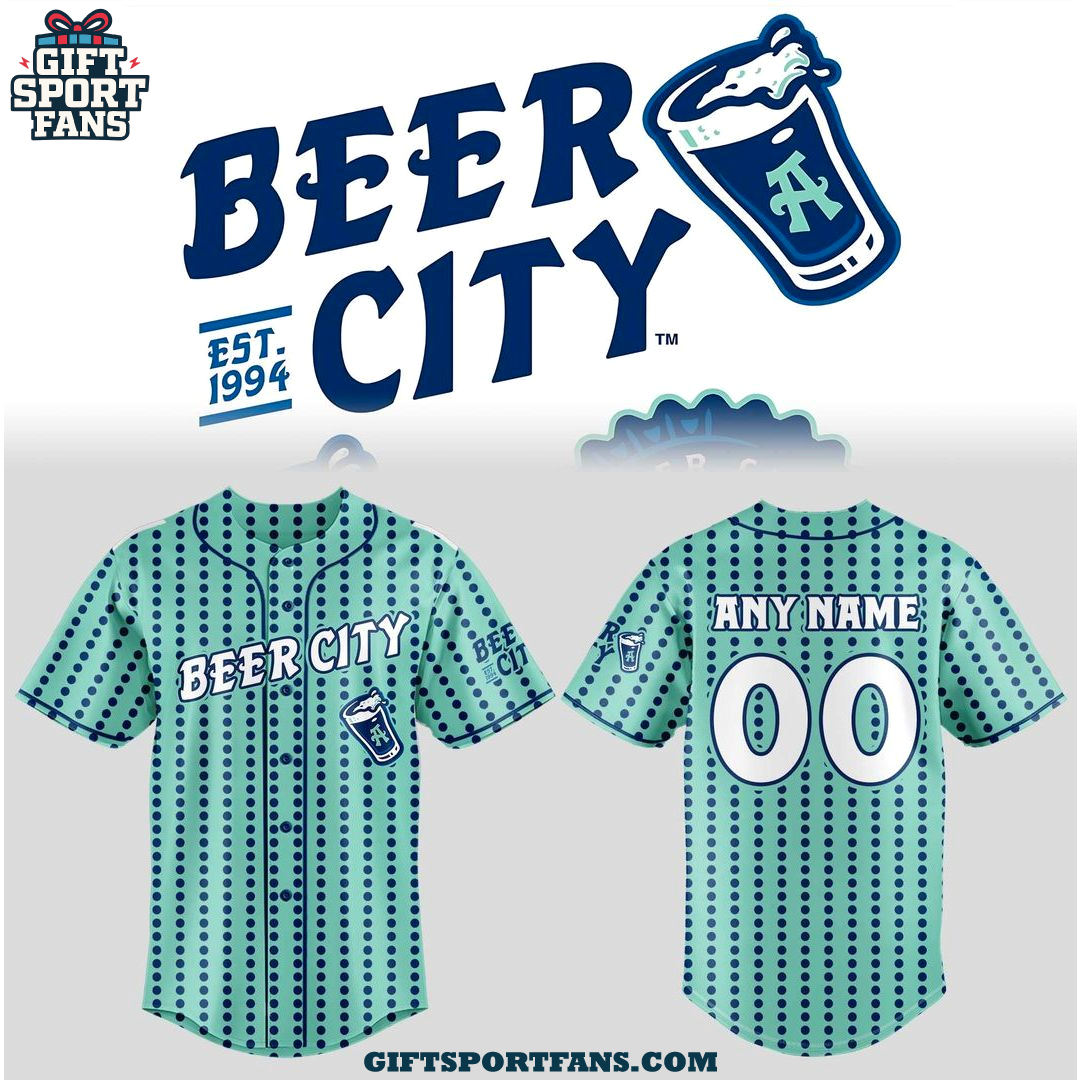 Asheville Baseball Beer City 2025 Special Custom Baseball Jersey Asheville Baseball Beer City 2025 Special Custom Baseball Jersey
