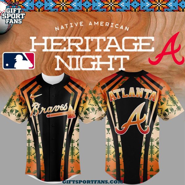 Atlanta Braves Native American Heritage Night 2025 Special Jersey Cap