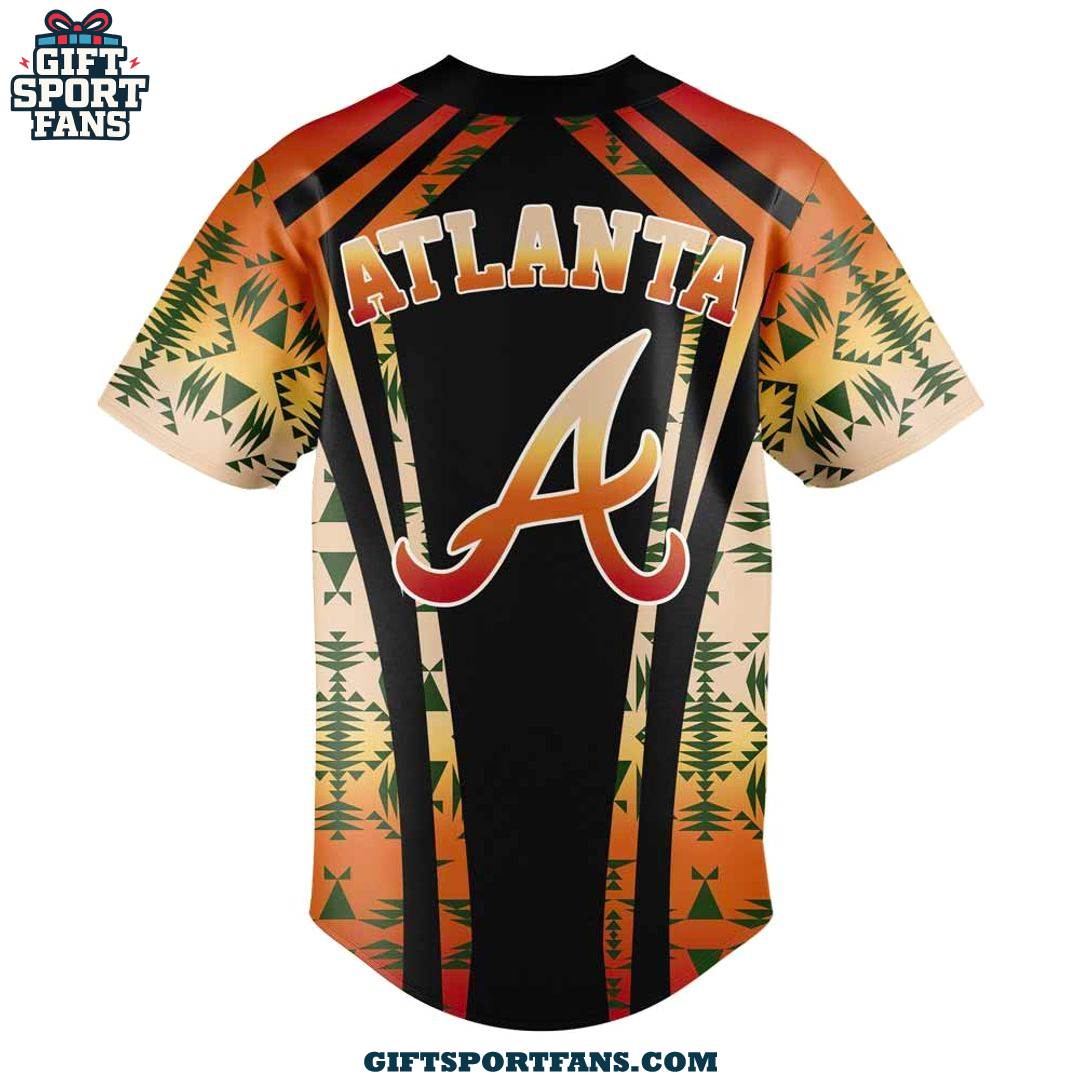 Atlanta Braves Native American Heritage Night 2025 Special Jersey Cap Atlanta Braves Native American Heritage Night 2025 Special Jersey Cap