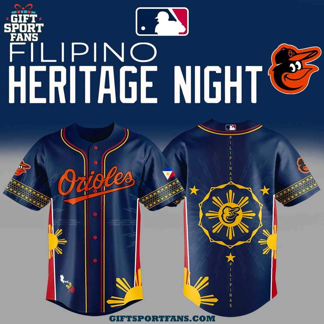 Baltimore Orioles Filipino Heritage Night 2025 New Jersey Cap Baltimore Orioles Filipino Heritage Night 2025 New Jersey Cap