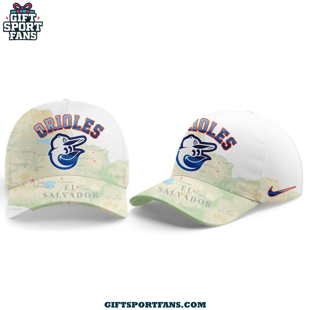 Baltimore Orioles Salvadoran Heritage Night 2025 Special Jersey Cap Baltimore Orioles Salvadoran Heritage Night 2025 Special Jersey Cap