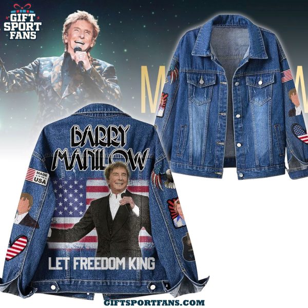Barry Manilow Let Freedom King 2025 Demin Jacket
