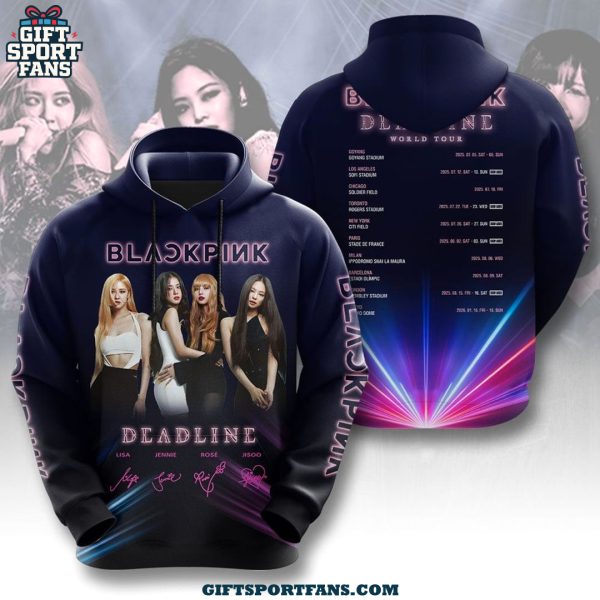 Black Pink Deadline World Tour 2025 Hoodie