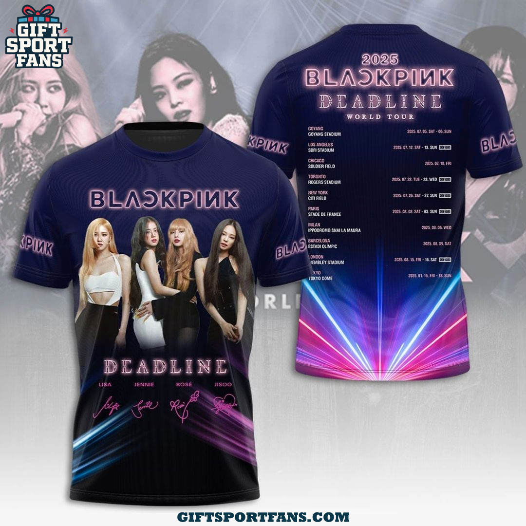 Black Pink Deadline World Tour 2025 Hoodie Black Pink Deadline World Tour 2025 Hoodie