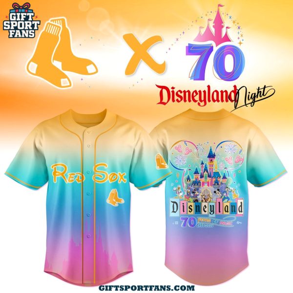 Boston Red Sox Disneyland 70th Anniversary 2025 Jersey