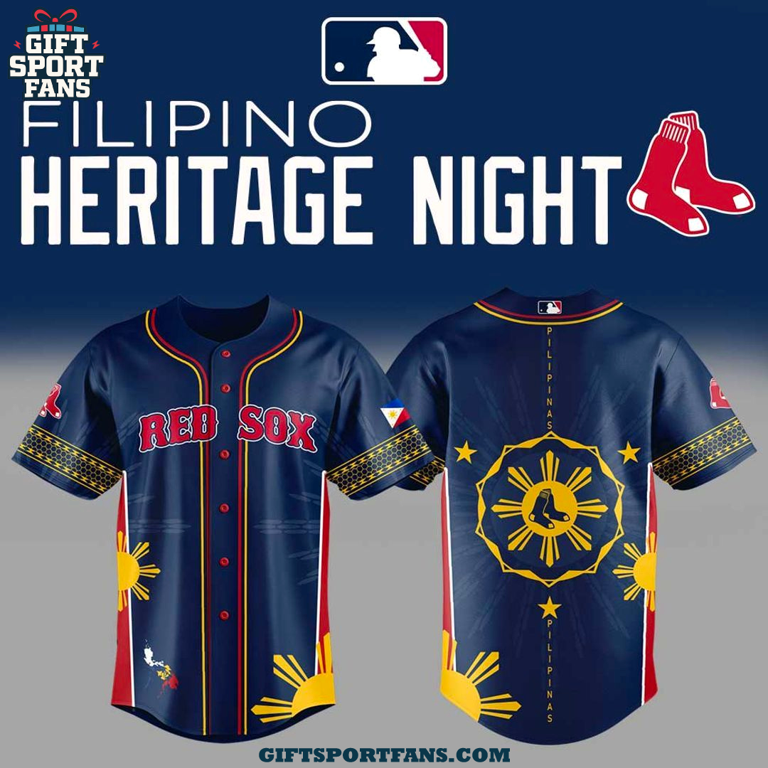 Boston Red Sox Filipino Heritage Night 2025 New Jersey Cap Boston Red Sox Filipino Heritage Night 2025 New Jersey Cap