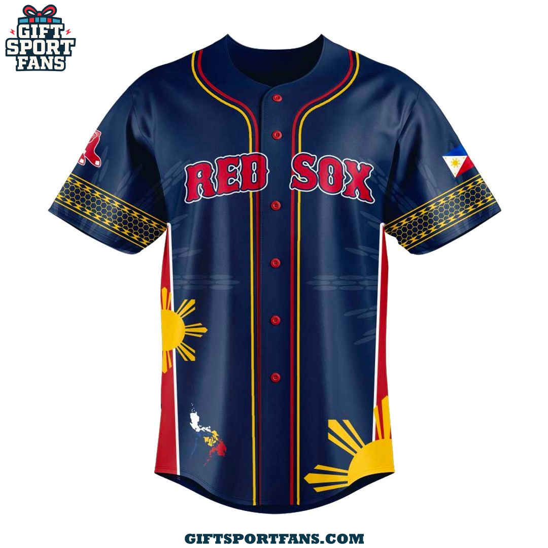 Boston Red Sox Filipino Heritage Night 2025 New Jersey Cap Boston Red Sox Filipino Heritage Night 2025 New Jersey Cap