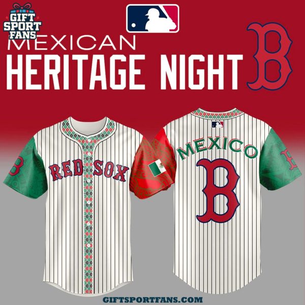 Boston Red Sox Mexican Heritage Night 2025 Jersey