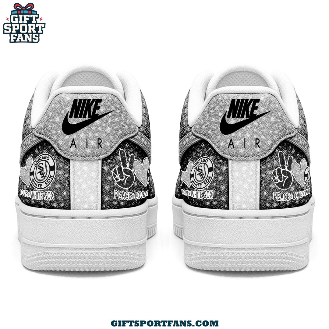 Chicago White Sox Peace Love White Sox 2025 Air Force 1 Chicago White Sox Peace Love White Sox 2025 Air Force 1
