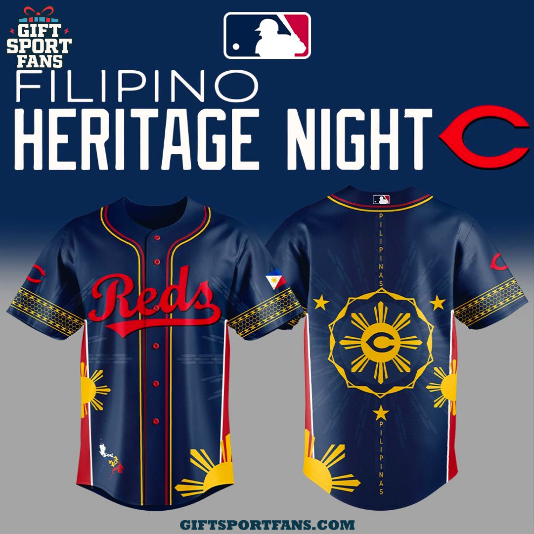 Cincinnati Reds Filipino Heritage Night 2025 New Jersey Cap Cincinnati Reds Filipino Heritage Night 2025 New Jersey Cap