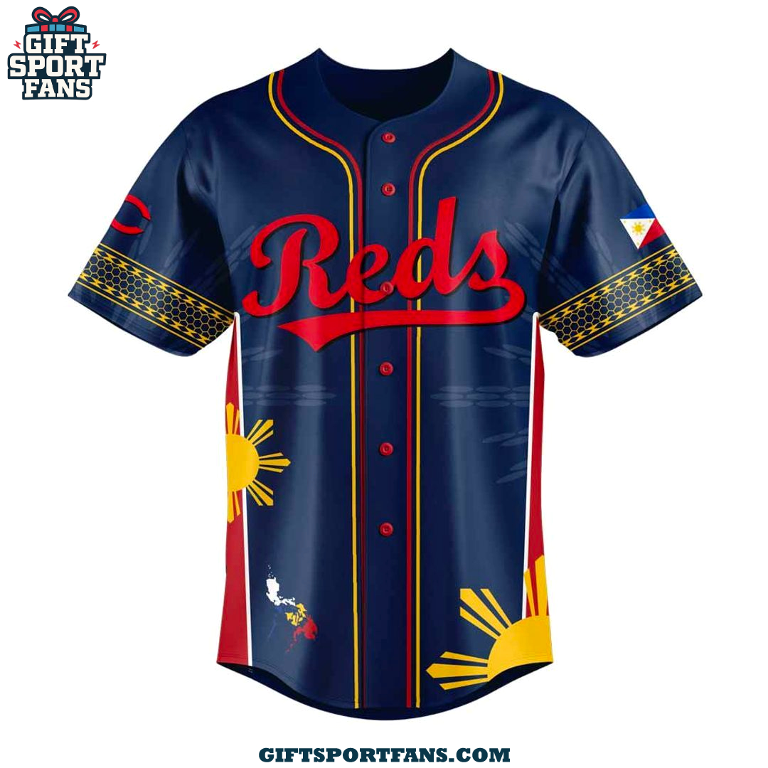 Cincinnati Reds Filipino Heritage Night 2025 New Jersey Cap Cincinnati Reds Filipino Heritage Night 2025 New Jersey Cap