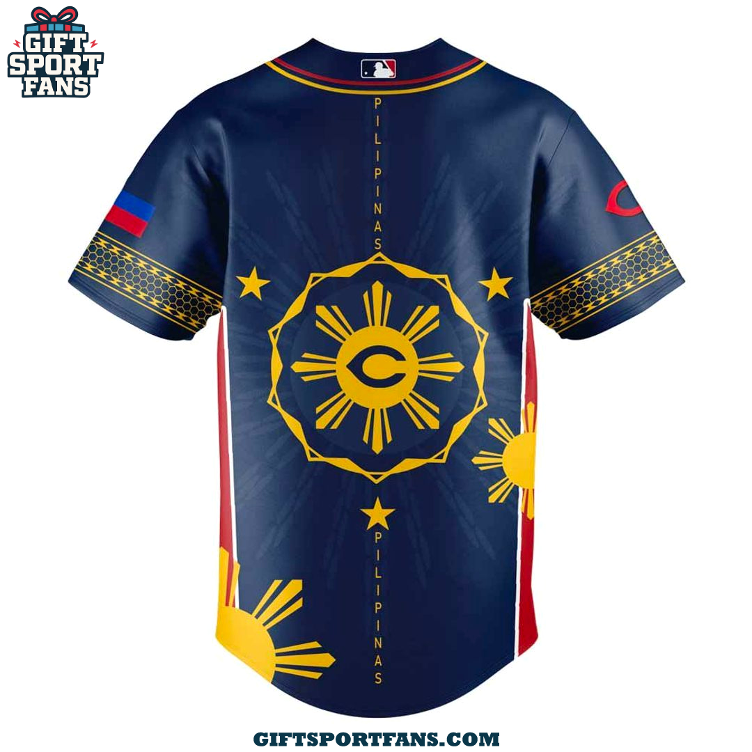 Cincinnati Reds Filipino Heritage Night 2025 New Jersey Cap Cincinnati Reds Filipino Heritage Night 2025 New Jersey Cap