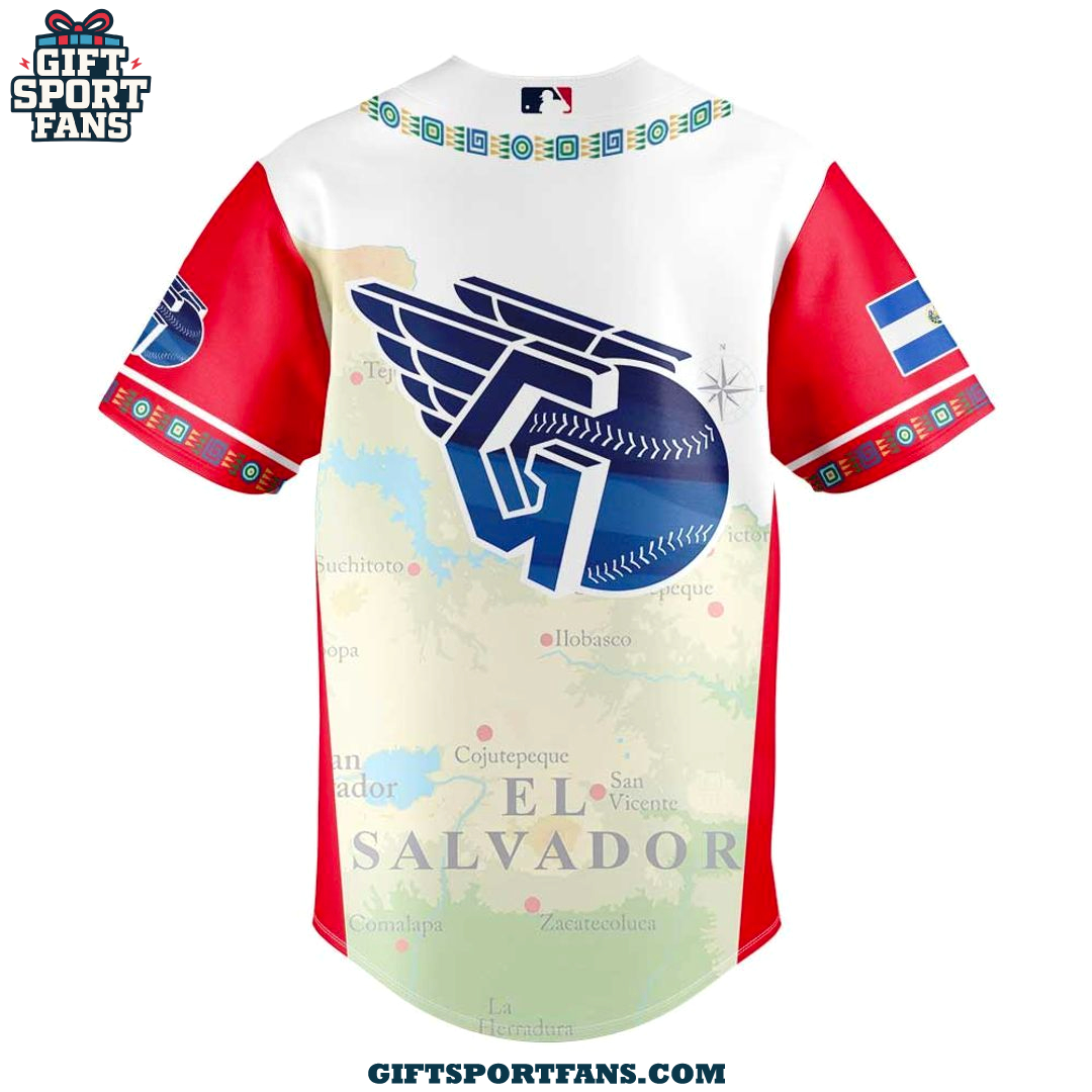 Cleveland Guardians Salvadoran Heritage Night 2025 Special Jersey Cap Cleveland Guardians Salvadoran Heritage Night 2025 Special Jersey Cap