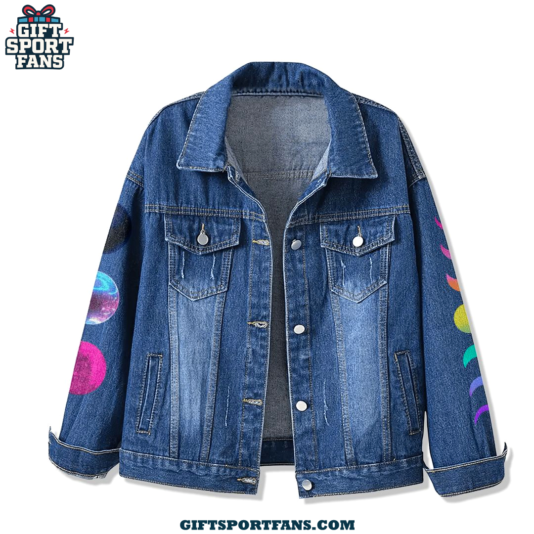Coldplay Music Of The Spheres Demin Jacket Coldplay Music Of The Spheres Demin Jacket