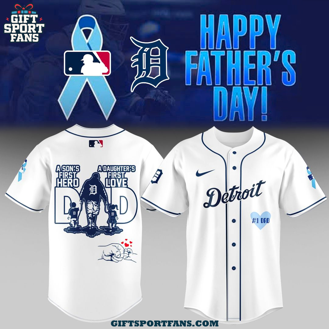 Detroit Tigers Happy Father Day 2025 Special Jersey Detroit Tigers Happy Father Day 2025 Special Jersey