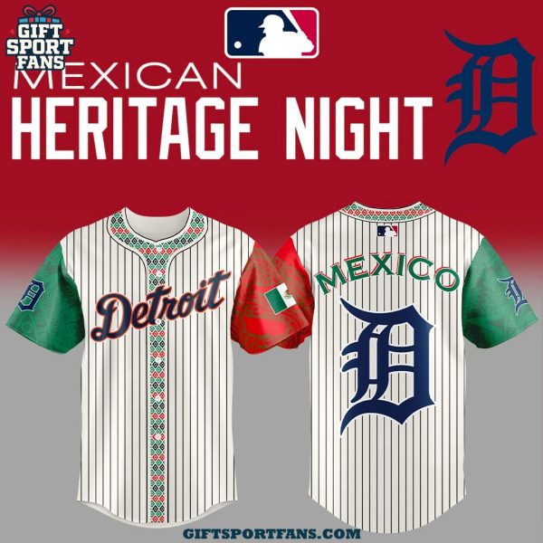 Detroit Tigers Mexican Heritage Night 2025 Jersey