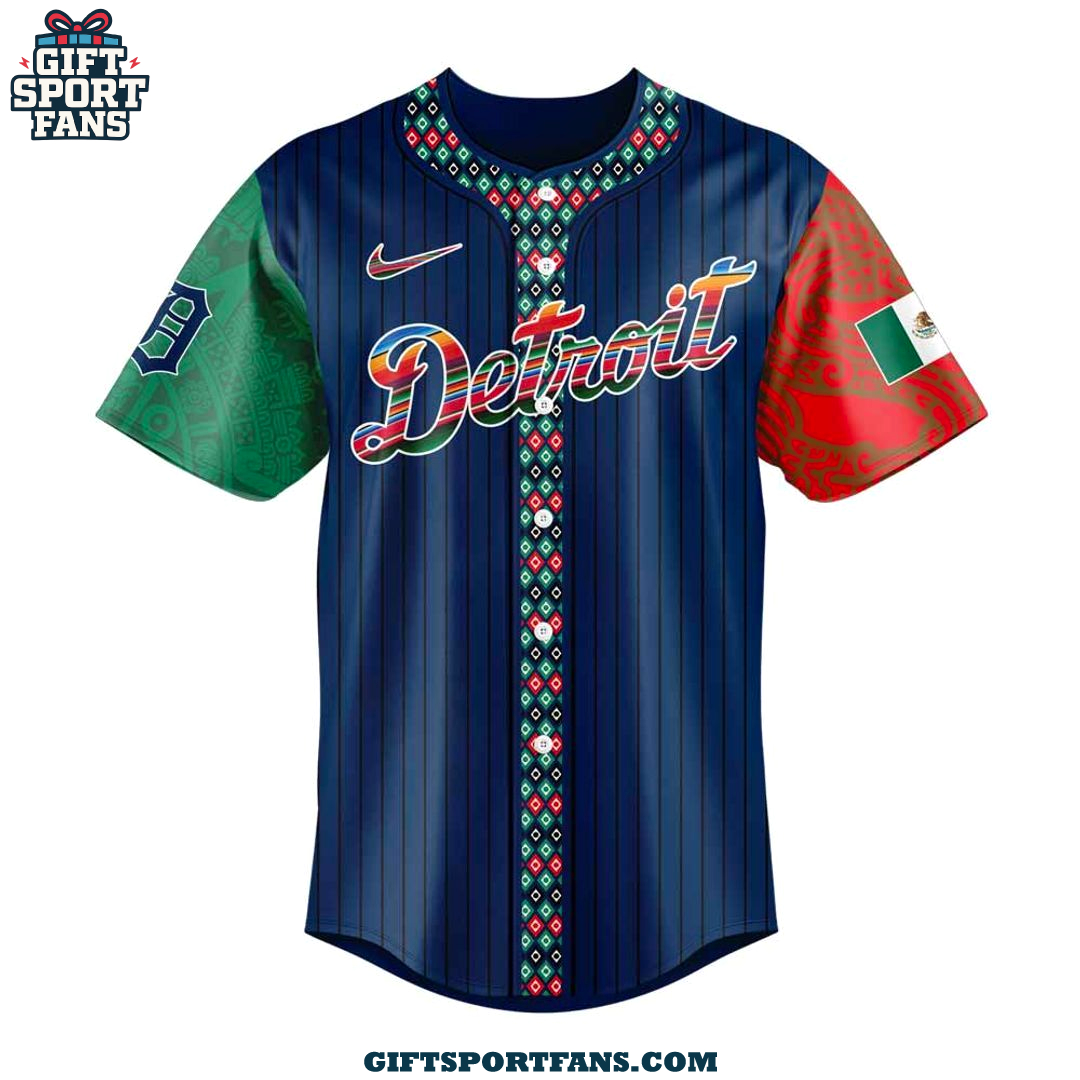 Detroit Tigers Mexican Heritage Night 2025 Special Jersey Cap Detroit Tigers Mexican Heritage Night 2025 Special Jersey Cap