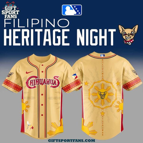 El Paso Chihuahuas Filipino Heritage Night 2025 Limited Edition Jersey