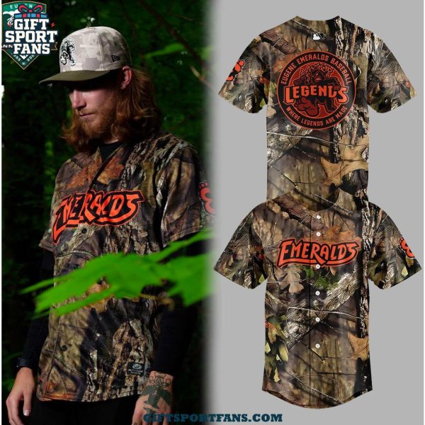 Eugene Emeralds 2025 Mossy Oak Special Jersey