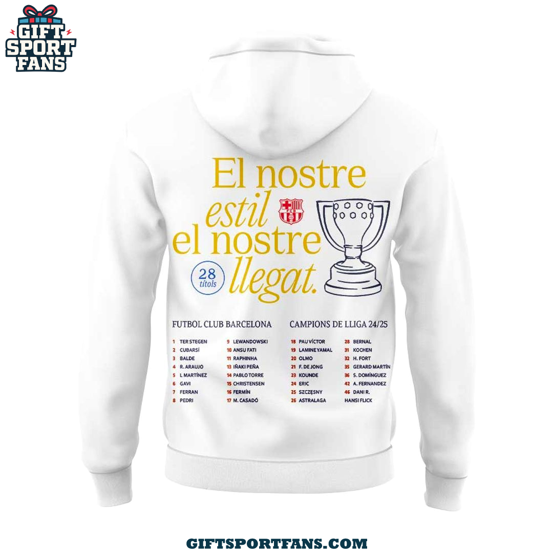 FC Barcelona La Liga Winners 2025 For Fans Hoodie FC Barcelona La Liga Winners 2025 For Fans Hoodie