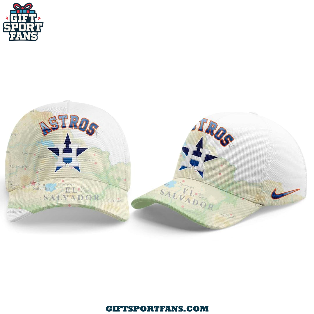 Houston Astros Salvadoran Heritage Night 2025 Special Jersey Cap Houston Astros Salvadoran Heritage Night 2025 Special Jersey Cap