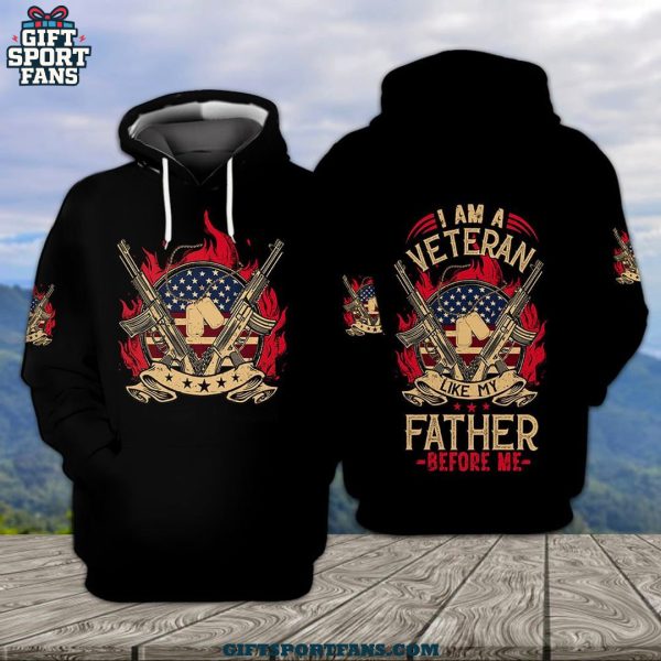 I Am A Veteran Like My Father Before Me T-Shirt