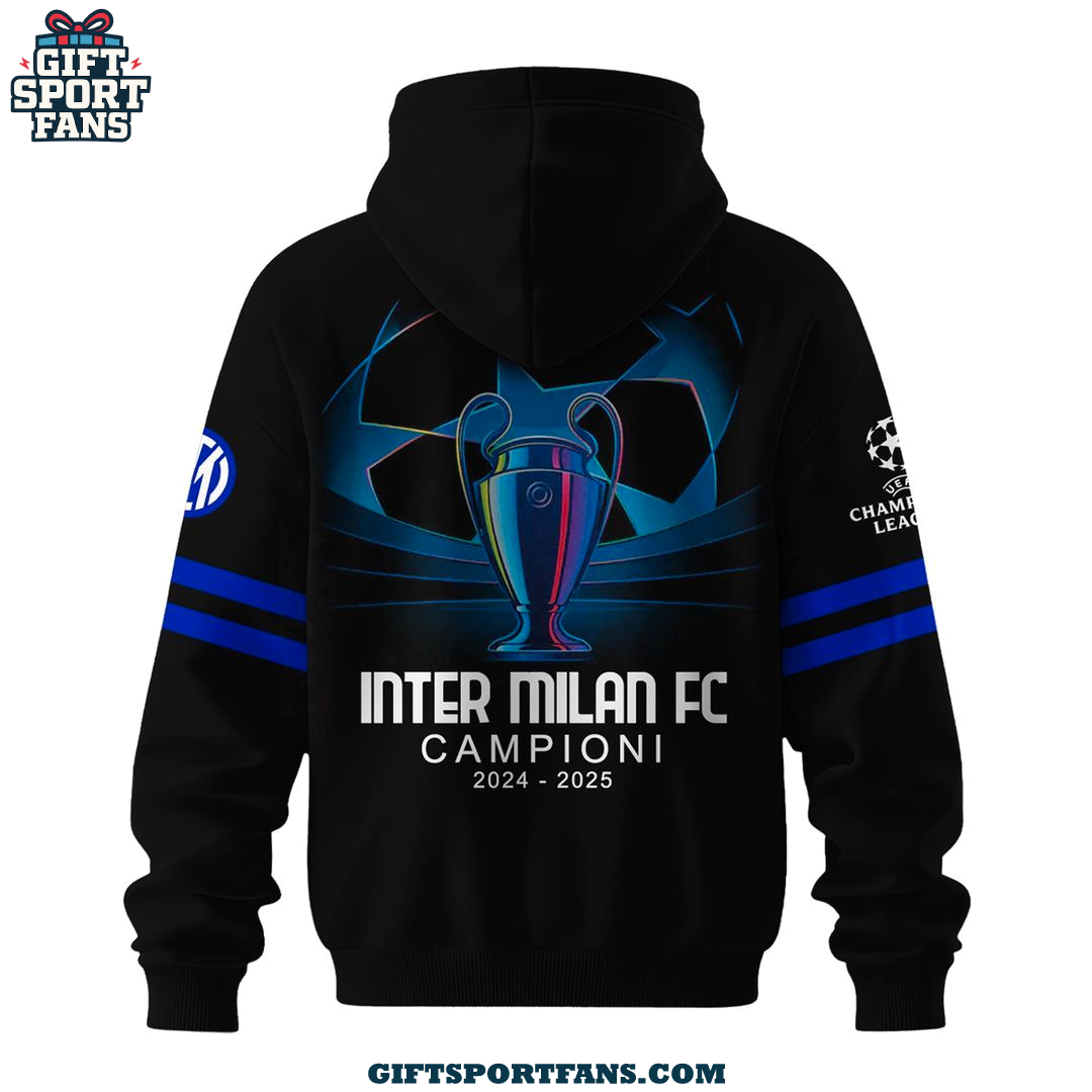 Inter Milan 2025 Champions League For Fans Hoodie Inter Milan 2025 Champions League For Fans Hoodie