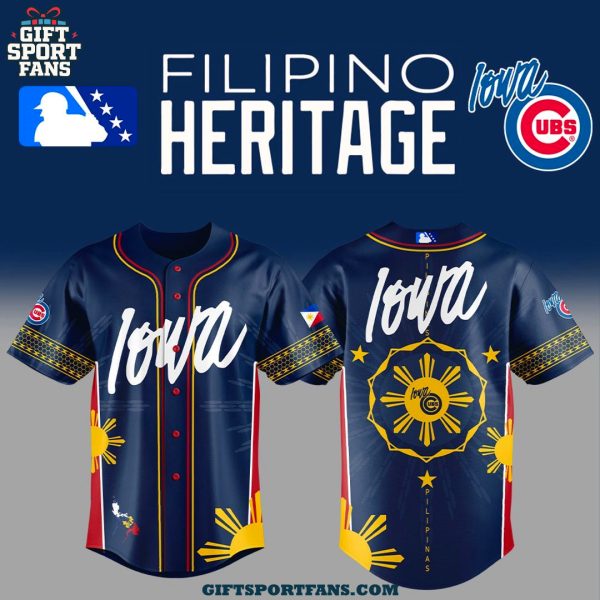 Iowa Cubs Filipino Heritage Night 2025 New Jersey Cap