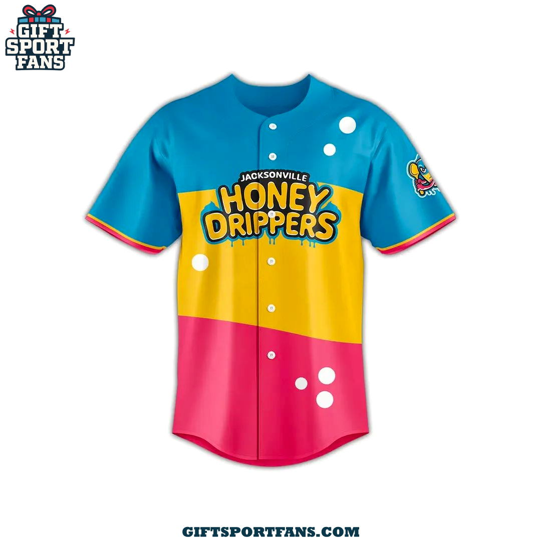 Jacksonville Jumbo Shrimp Honey Drippers Special Edition 2025 Jersey Cap Jacksonville Jumbo Shrimp Honey Drippers Special Edition 2025 Jersey Cap