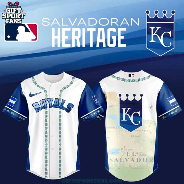 Kansas City Royals Salvadoran Heritage Night 2025 Special Jersey Cap