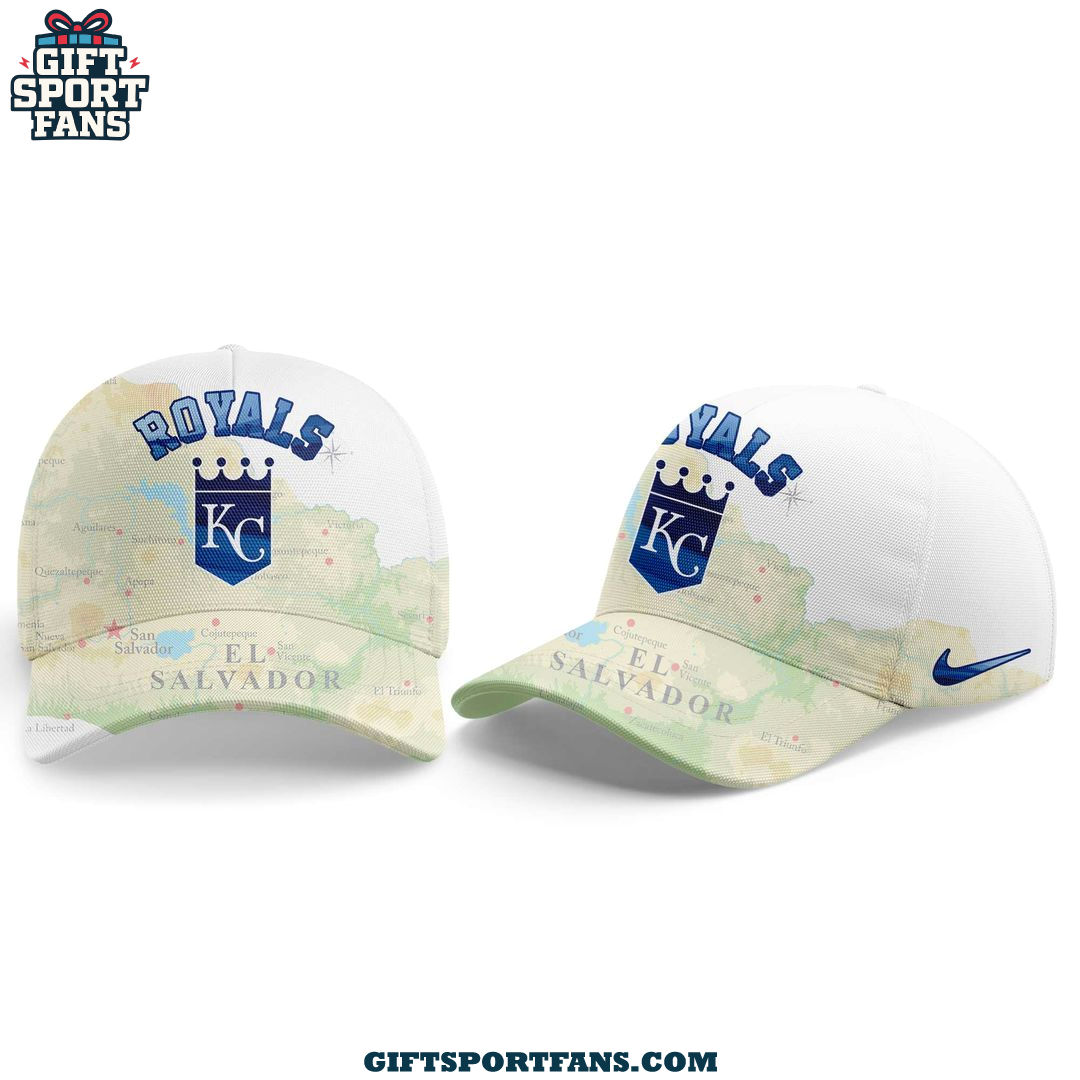 Kansas City Royals Salvadoran Heritage Night 2025 Special Jersey Cap Kansas City Royals Salvadoran Heritage Night 2025 Special Jersey Cap