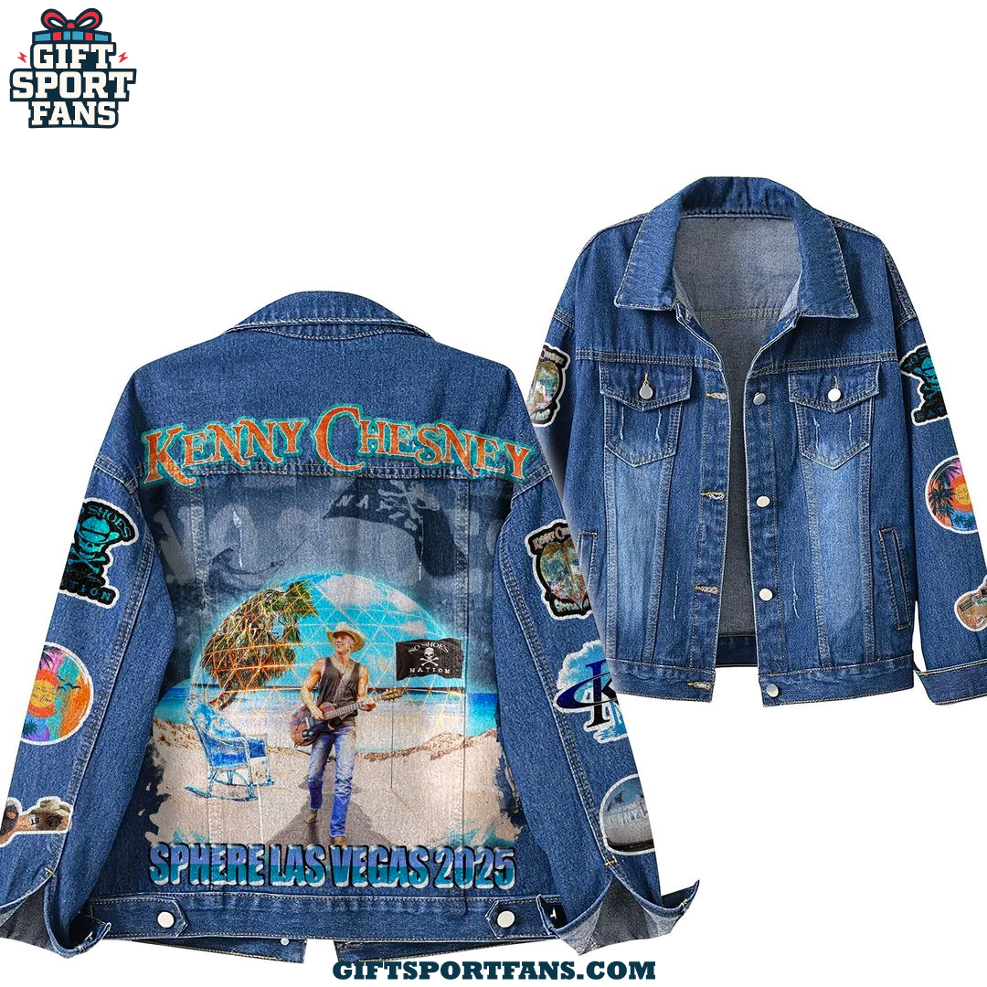 Kenny Chesney Sphere Las Vegas 2025 Demin Jacket Kenny Chesney Sphere Las Vegas 2025 Demin Jacket