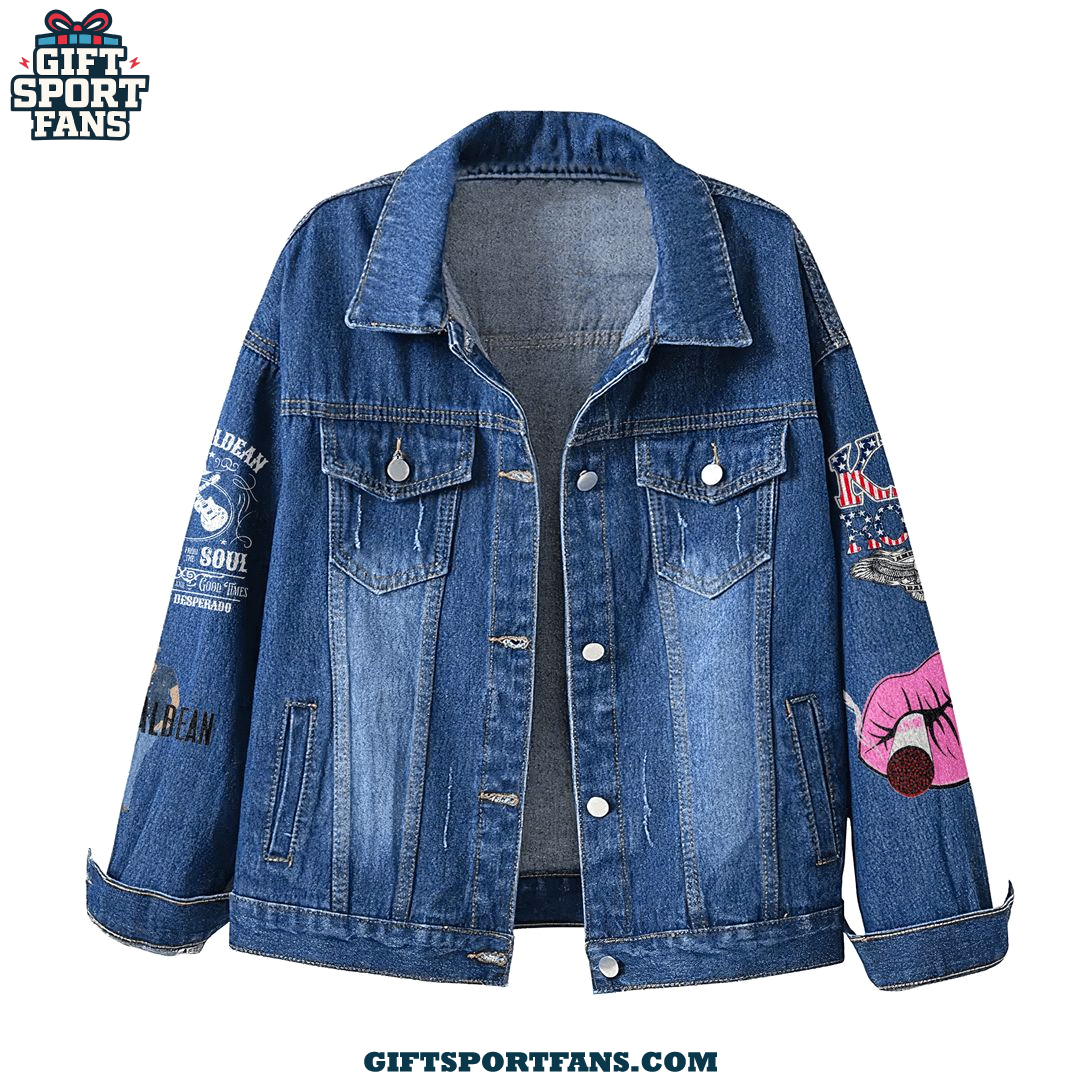 Kid Rock Jason Aldean The Country Red White And Rowdy 2025 Demin Jacket Kid Rock Jason Aldean The Country Red White And Rowdy 2025 Demin Jacket