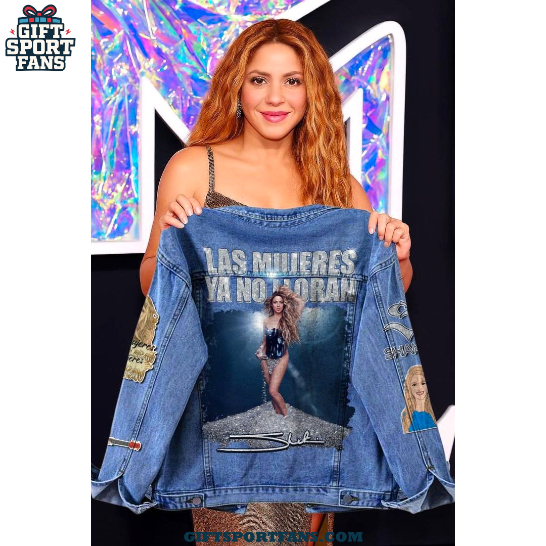 Las Mujeres Ya No Lloran Shakira 2025 For Fans Demin Jacket Las Mujeres Ya No Lloran Shakira 2025 For Fans Demin Jacket