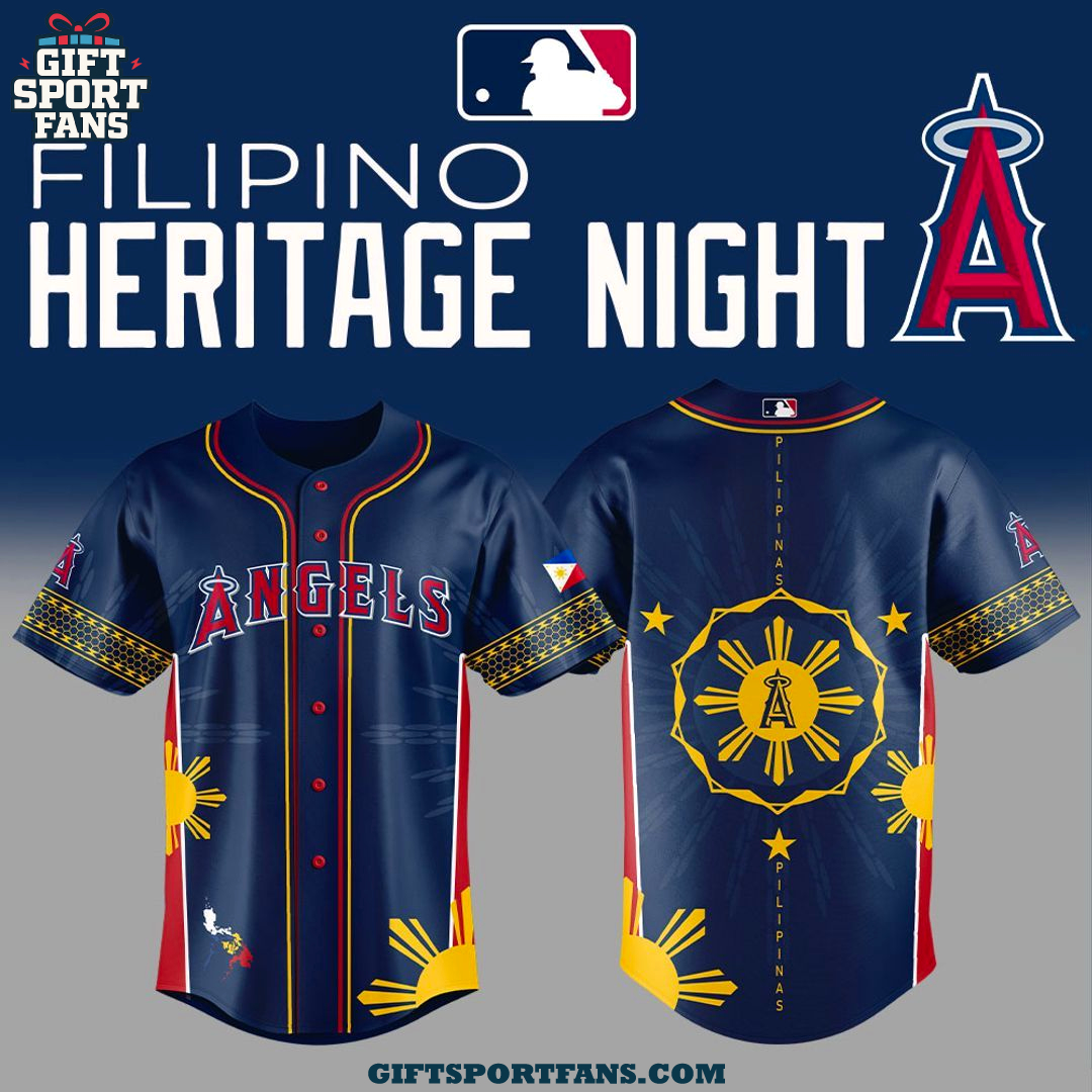 Los Angeles Angels Filipino Heritage Night 2025 New Jersey Cap Los Angeles Angels Filipino Heritage Night 2025 New Jersey Cap