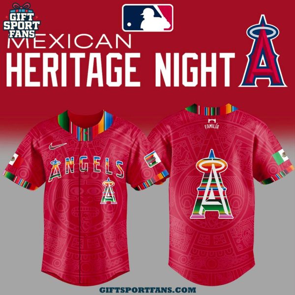 Los Angeles Angels Mexican Heritage Night 2025 Jersey