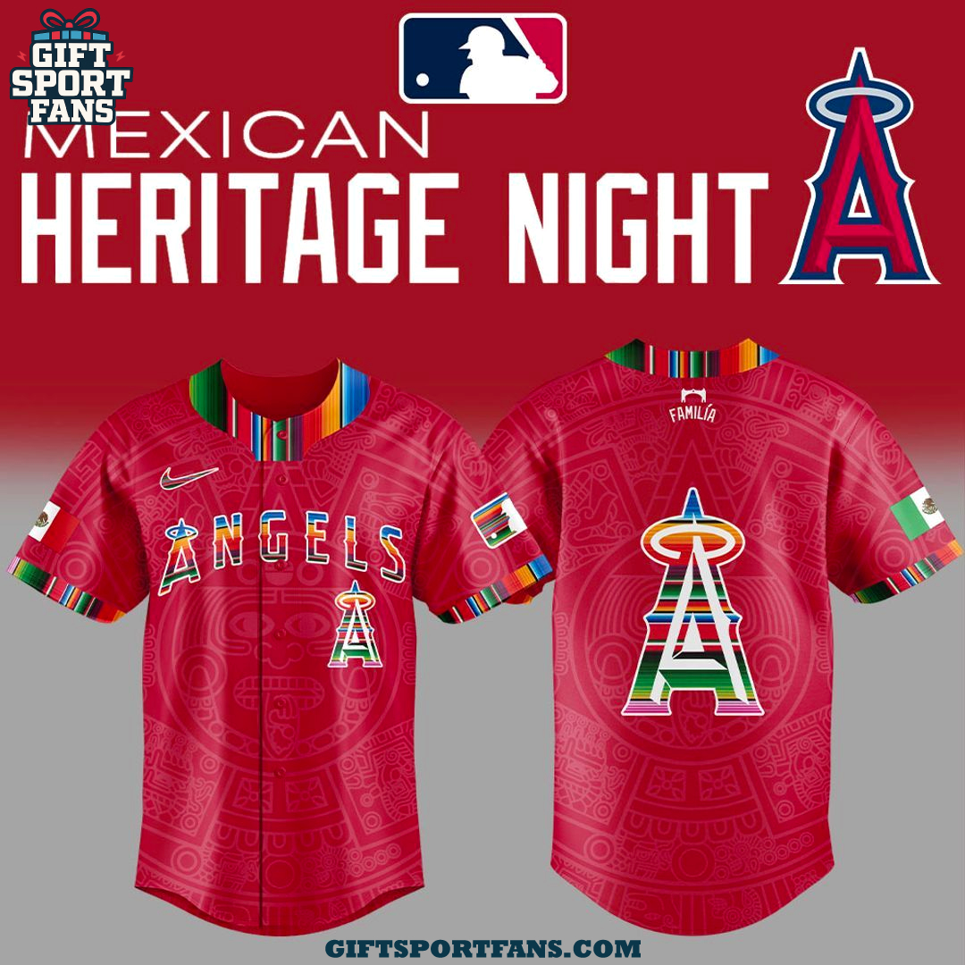 Los Angeles Angels Mexican Heritage Night 2025 Jersey Los Angeles Angels Mexican Heritage Night 2025 Jersey