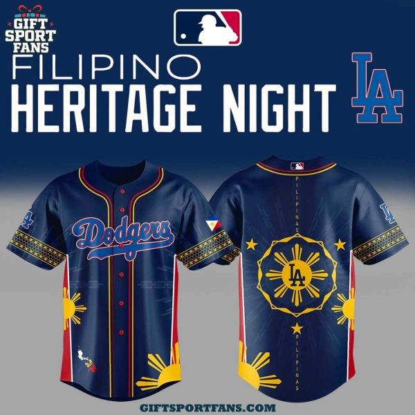 Los Angeles Dodgers Filipino Heritage Night 2025 New Jersey Cap