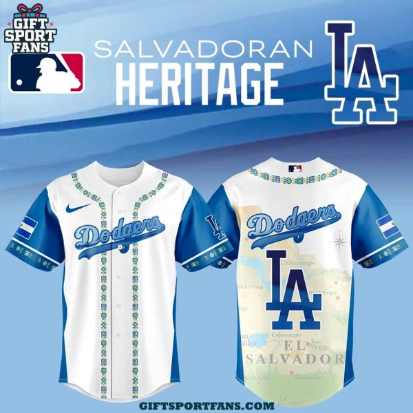 Los Angeles Dodgers Salvadoran Heritage Night 2025 New Jersey Cap