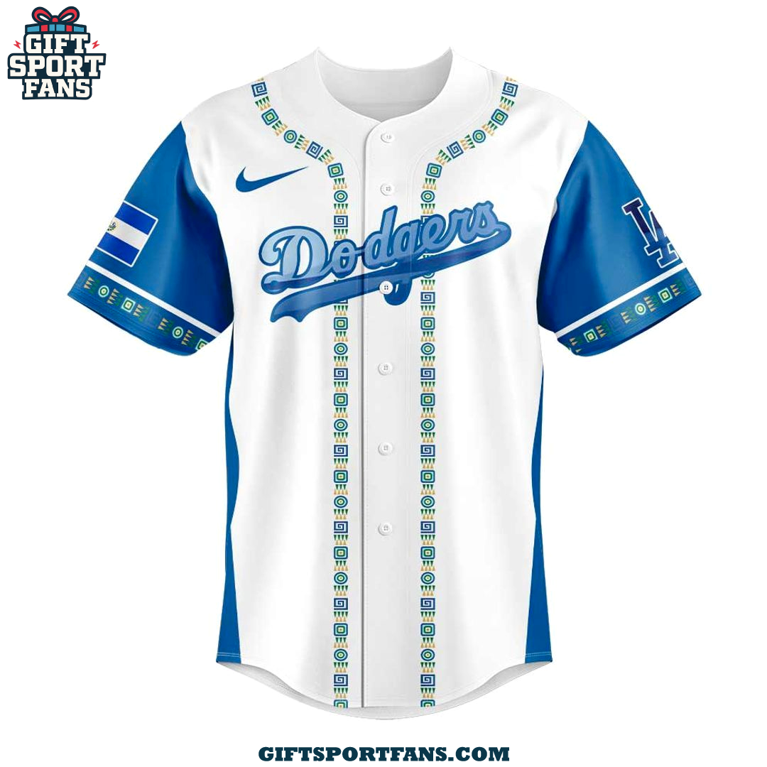 Los Angeles Dodgers Salvadoran Heritage Night 2025 New Jersey Cap Los Angeles Dodgers Salvadoran Heritage Night 2025 New Jersey Cap