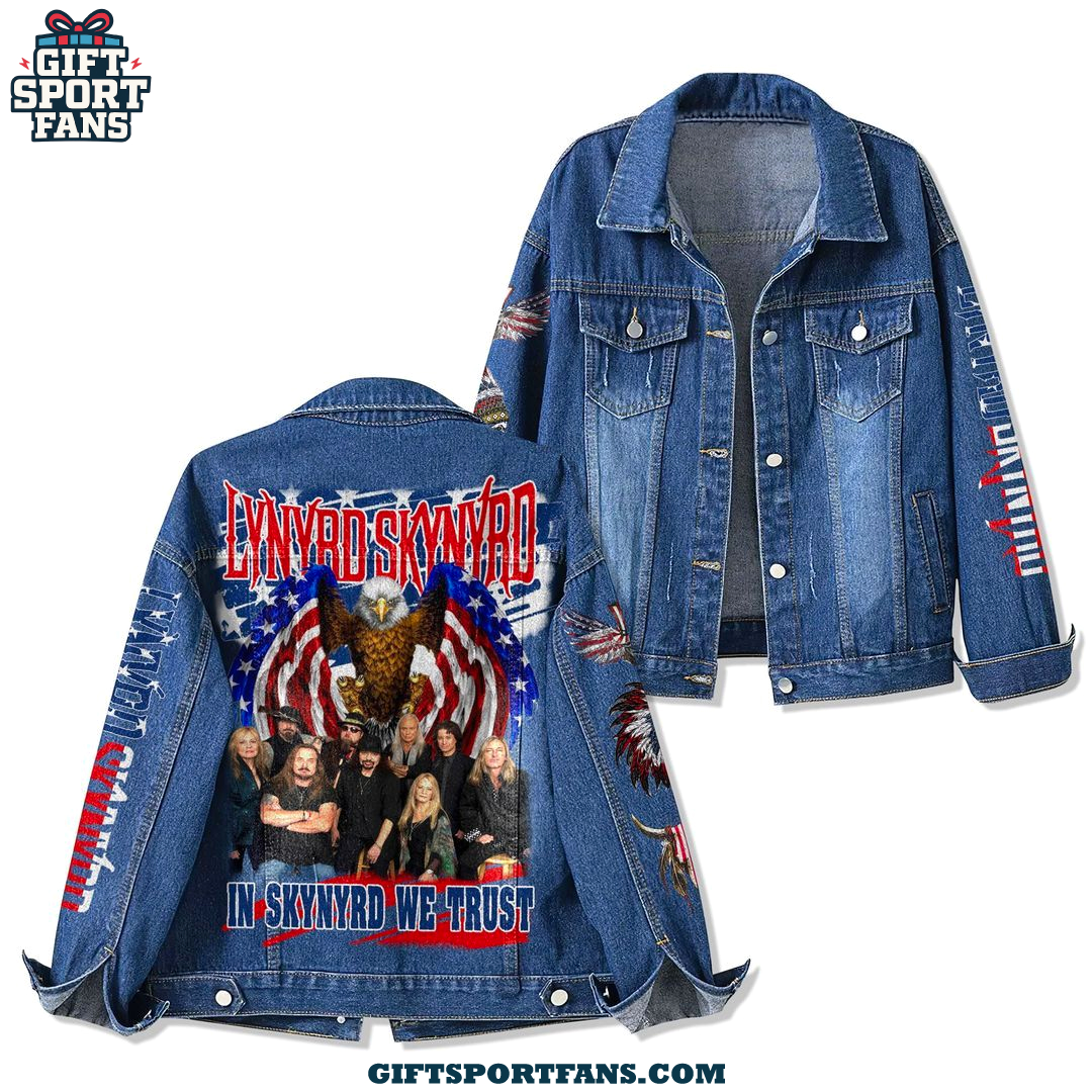 Lynyrd Skynyrd In Skynyrd We Trust Demin Jacket Lynyrd Skynyrd In Skynyrd We Trust Demin Jacket
