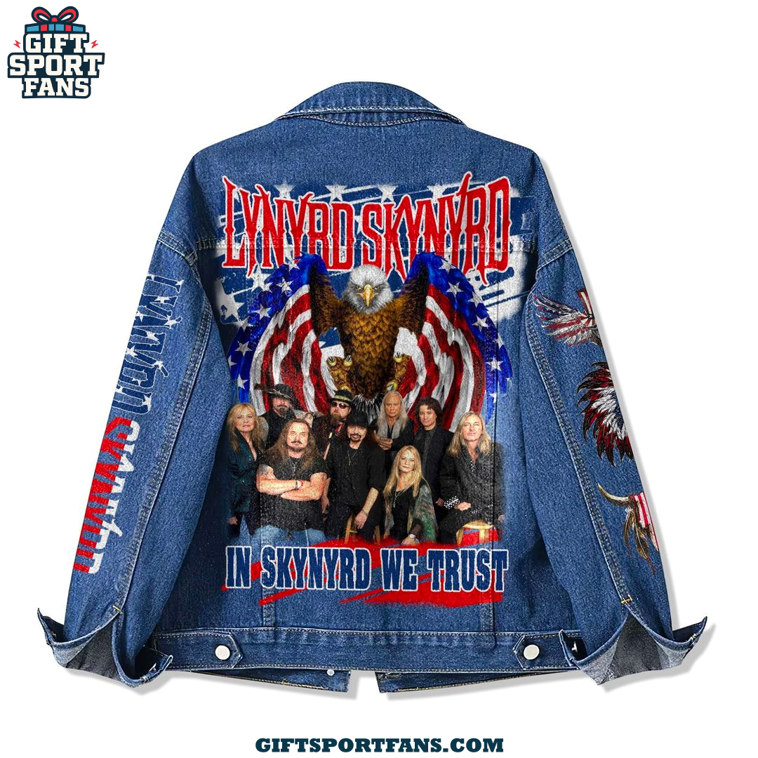 Lynyrd Skynyrd In Skynyrd We Trust Demin Jacket Lynyrd Skynyrd In Skynyrd We Trust Demin Jacket