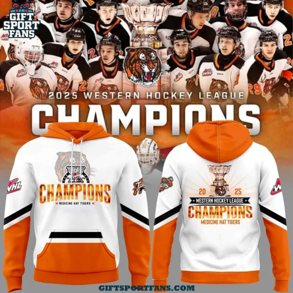 Medicine Hat Tigers 2025 Champions For Fans Hoodie