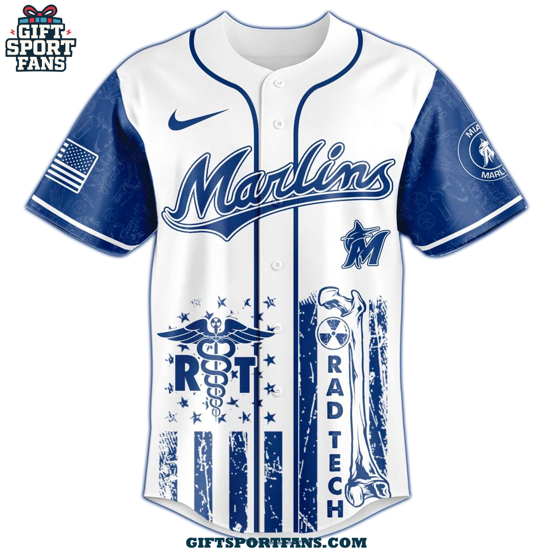Miami Marlins Radiology Tech Night 2025 For Fans Jersey Miami Marlins Radiology Tech Night 2025 For Fans Jersey