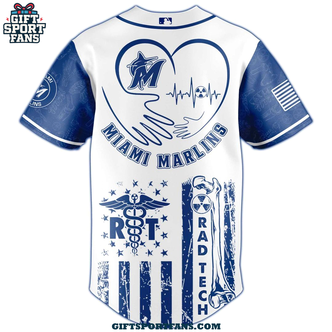 Miami Marlins Radiology Tech Night 2025 For Fans Jersey Miami Marlins Radiology Tech Night 2025 For Fans Jersey