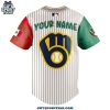 Milwaukee Brewers Mexican Heritage Night 2025 Custom Jersey Cap 3